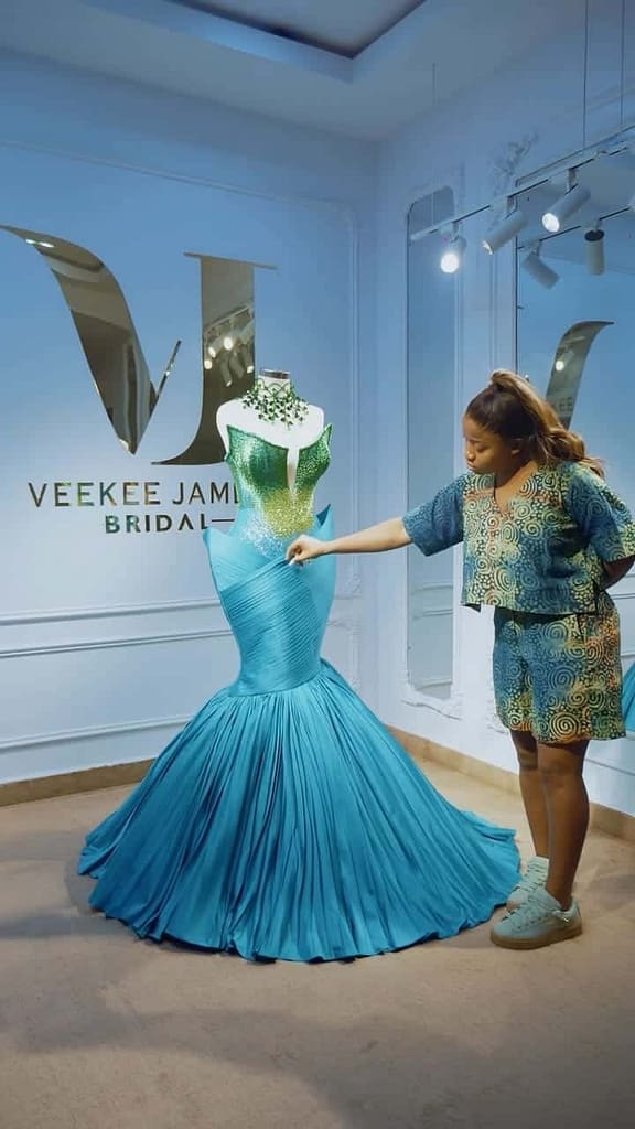 Bonang Matheba’s Mermaid Dress At the Miss South Africa Beauty Pageant