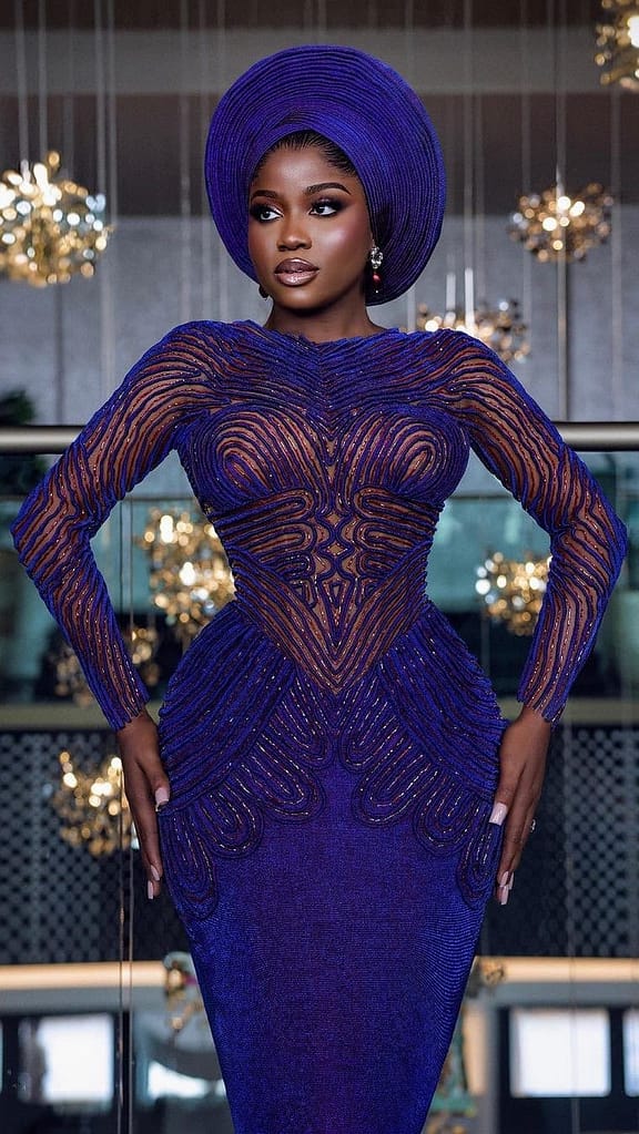 Bridal Aso Oke Veekee James