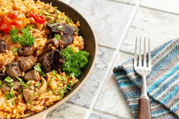 How To Make Okpehe Rice (palm Oil rice)