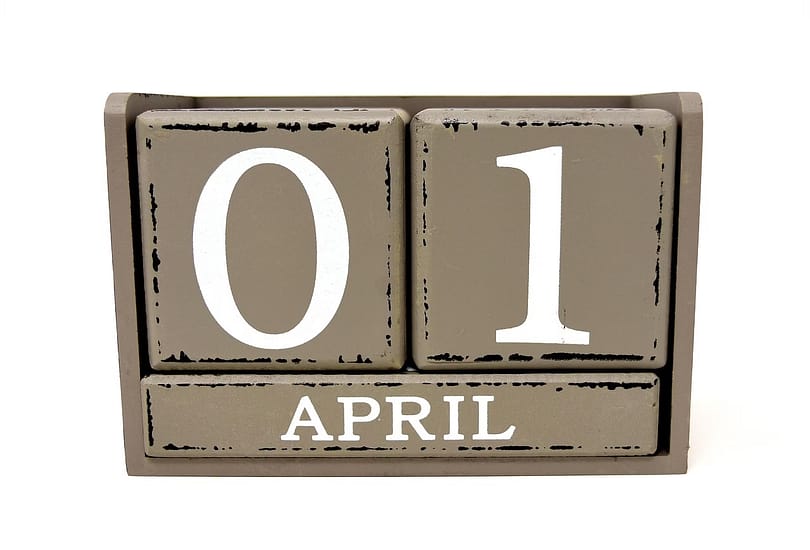 happy new month of april