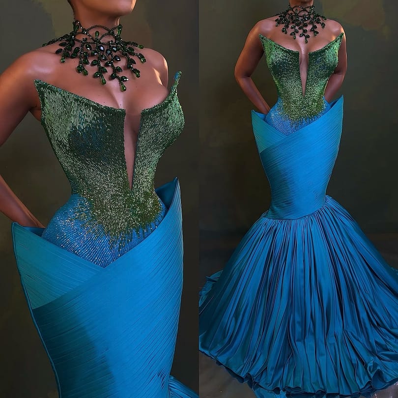Bonang Mathebas Miss South Africa Mermaid Dress