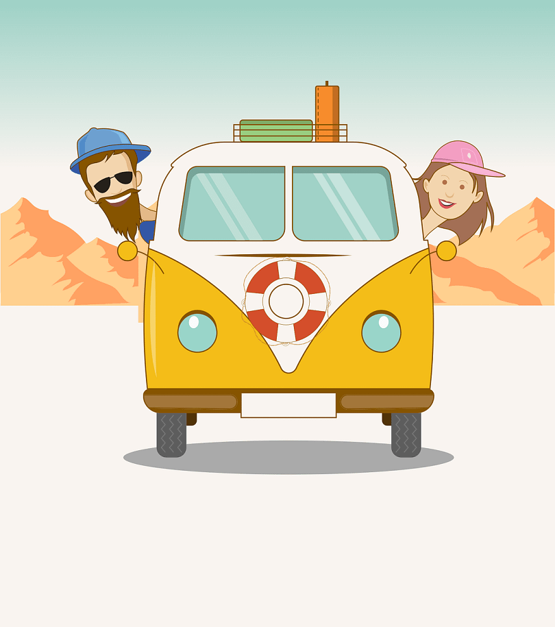 Lovers Travelling together