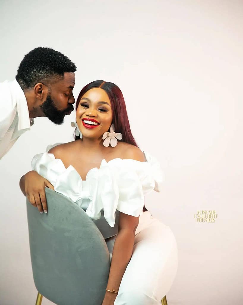 media personality and TV Host, Ebuka and his wife