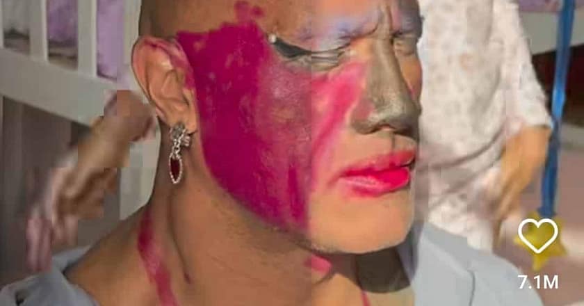 The Rock Becomes a Canvas for His Daughters
