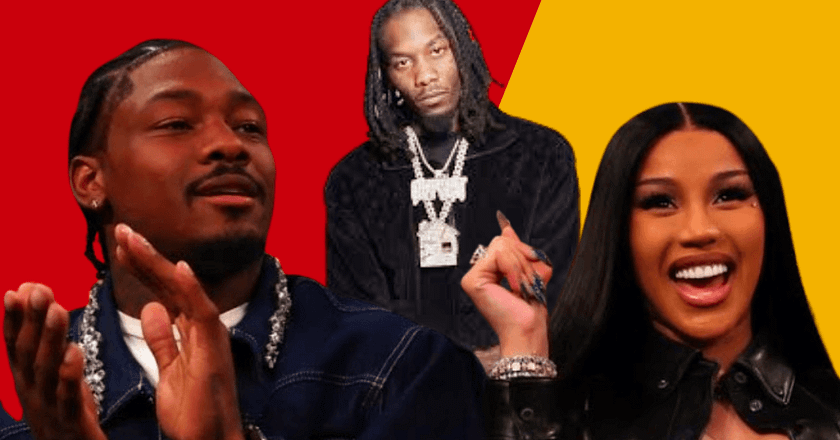 Cardi B is spotted Courtside With Rumored Boyfriend Stefon Diggs