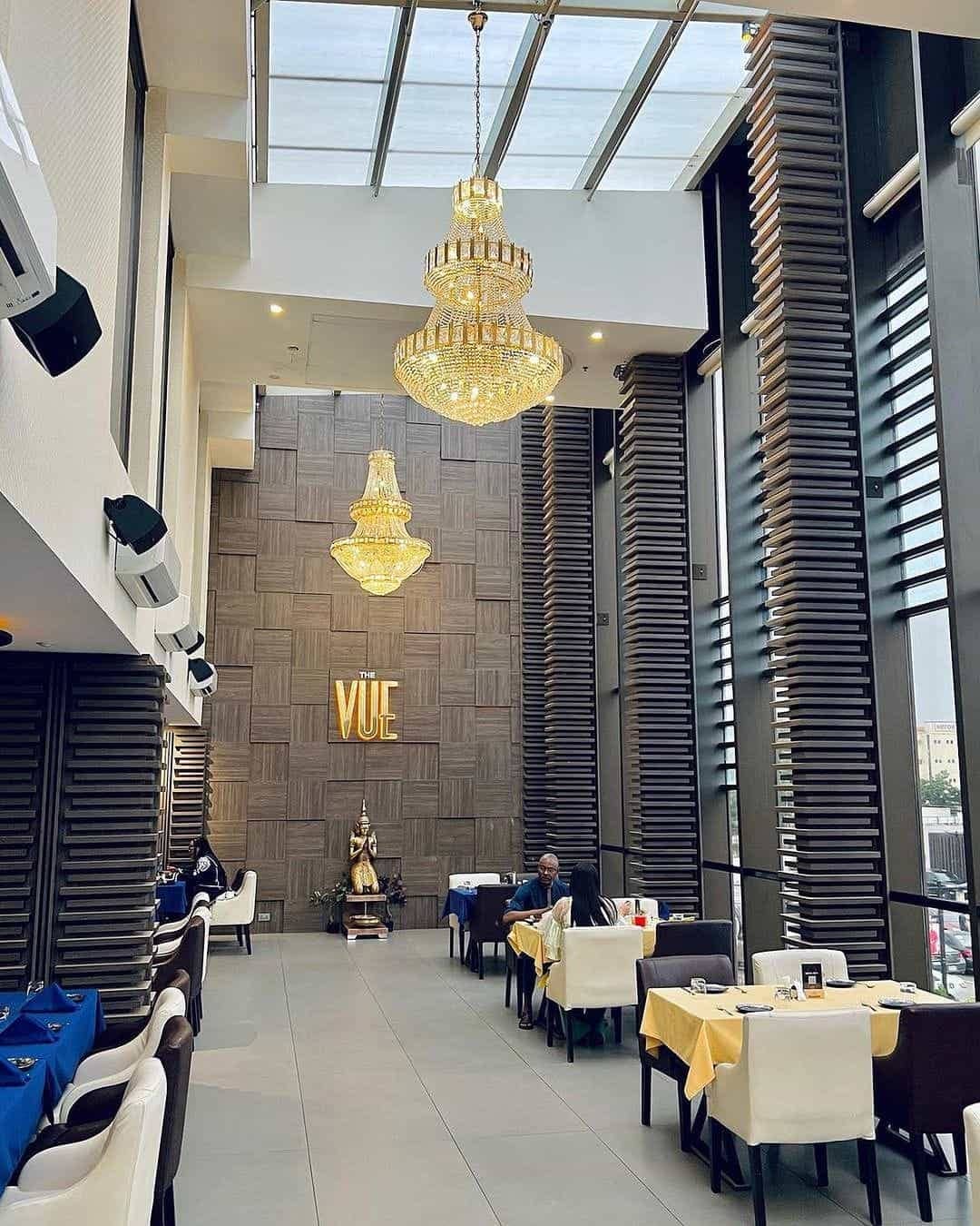 VUE,  pan Asian restaurant in Abuja 
