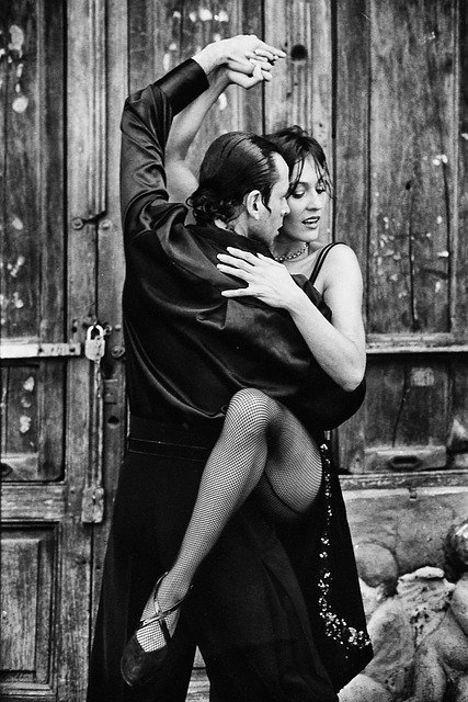 tango, dancing, couple