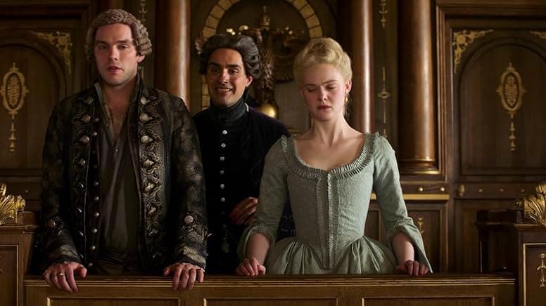 Peter the III and Cathrine the Great in The Great TV series