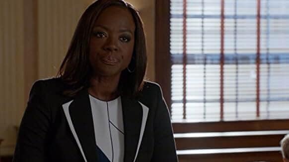 actress Viola Davis as her character Annalise Keating from the ABC legal drama series How to Get Away with Murder.